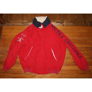 Vintage 90s Nautica Jacket Size XL - J Class 1930-37 Challenge Sailing Boating